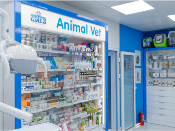 Аптека в ветеринарной клиники | Animal Vet Торговое оборудование для зооветцентра